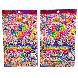 Lisa Frank Girls Sticker Books 90s Kids Retro Unicorns Journaling Nostalgic New